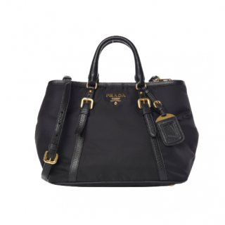 Bolso Prada Tessuto Tote Negro | Vulkano Shop