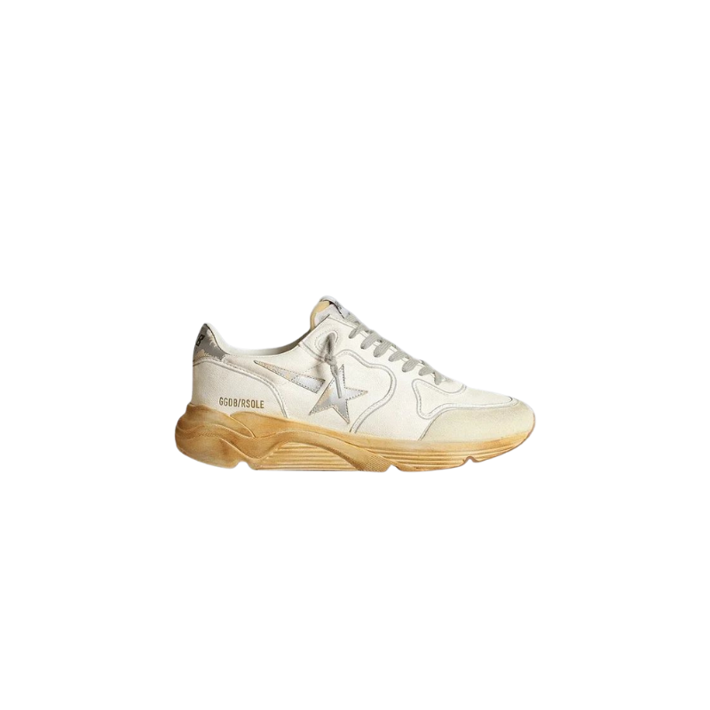 Golden Goose Running Sole Blancas con Suela Marrón