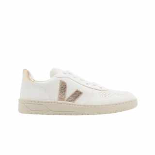 Veja V-10 Chromefree Leather White Platine