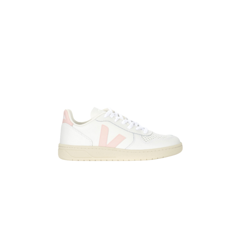 Veja V-10 Leather White Petale