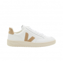 Veja V-12 Leather White Dune