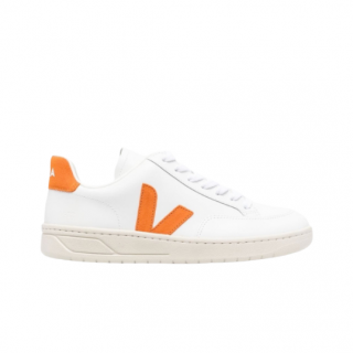 Veja V-12 Leather White Pumpkin