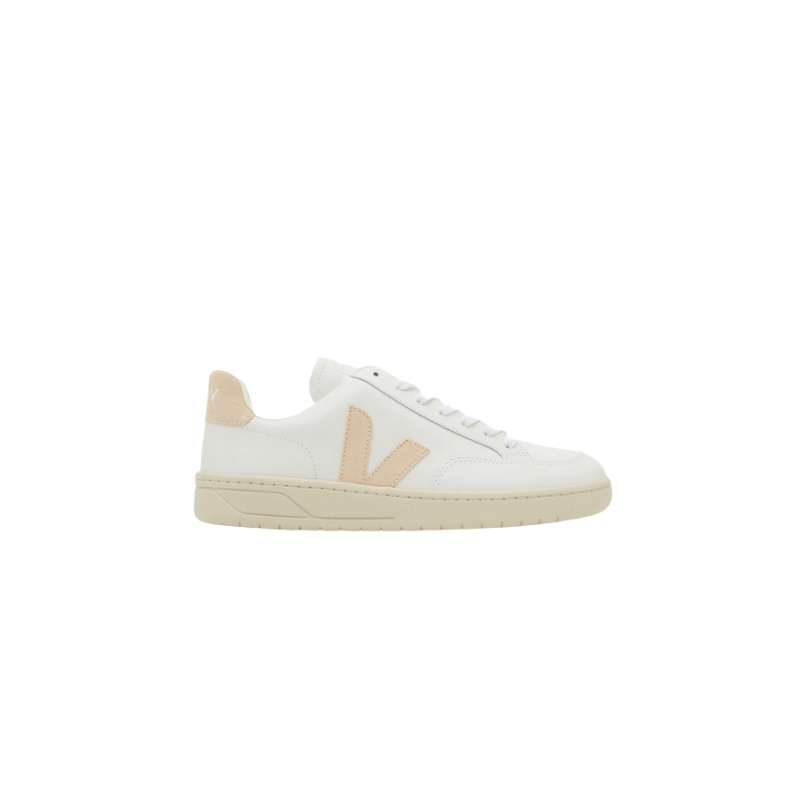 Veja V-12 Leather White Sable