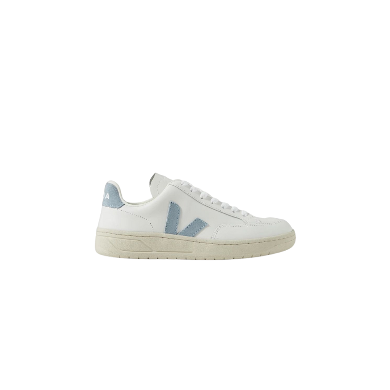Veja V-12 Leather White Steel