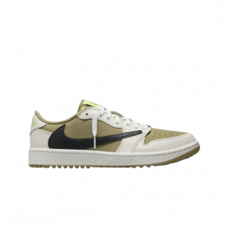 Travis Scott x Air Jordan 1 Low Golf "Neutral Olive"