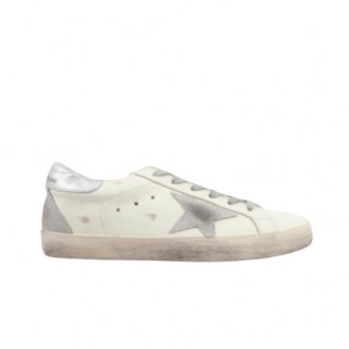 Golden Goose White Silver