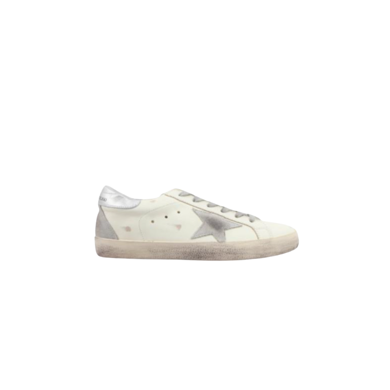 Golden Goose White Silver