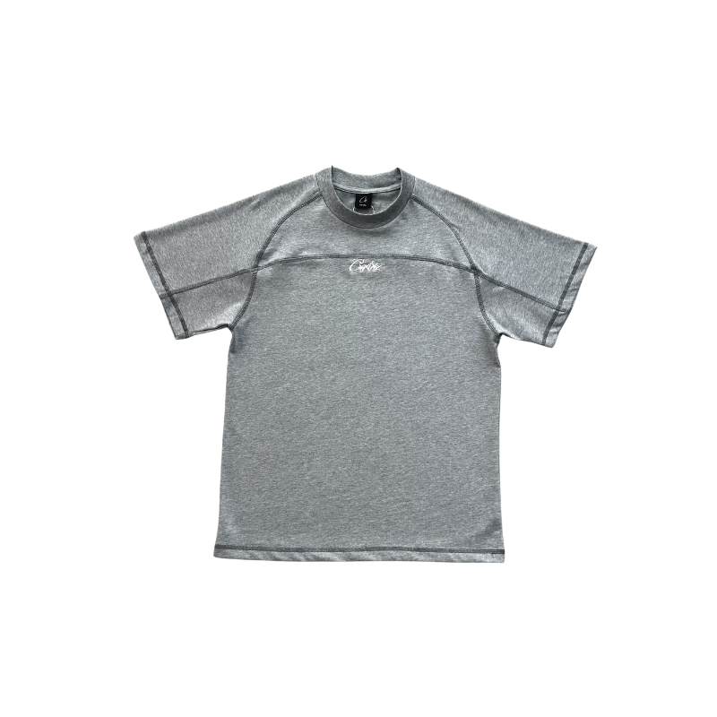 Corteiz HMP Panel Grey Tee | Vulkano Shop