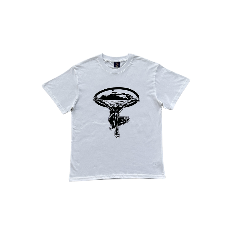 Corteiz Flying Man Statue Tee | Vulkano Shop