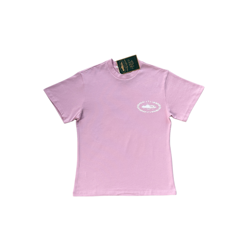 Corteiz Royale Heavyweight Pink Tee | Vulkano Shop