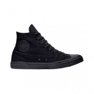 Converse All Star Negras Enteras Altas | Vulkanoshop