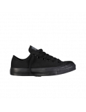 Converse All Star Negras Enteras Bajas | Vulkanoshop