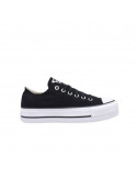 Converse All Star Plataforma Negras | Vulkanoshop