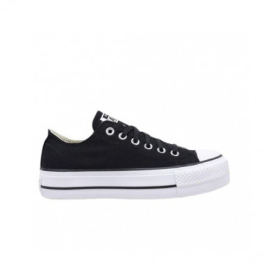 Converse All Star Plataforma Negras | Vulkanoshop