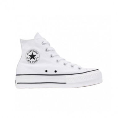 Converse All Star Plataforma Altas Blancas | Vulkanoshop