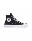 Converse All Star Altas de Plataforma Negras | Vulkanoshop