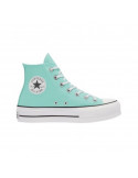 Converse All Star Plataforma Altas Verdes Fluor | Vulkanoshop
