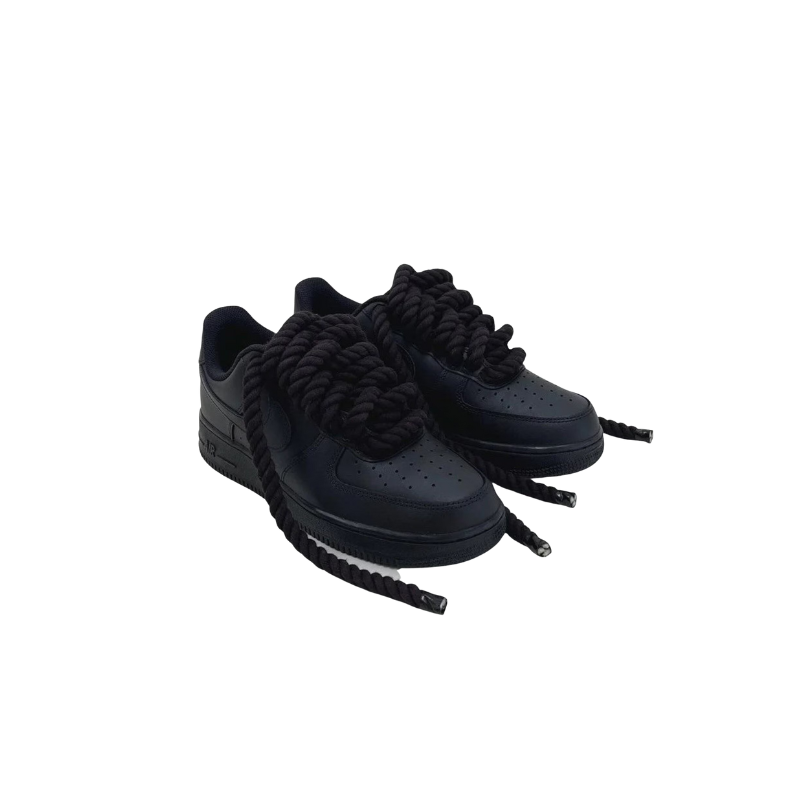 Nike AF1 Rope Laces Negras | Vulkanoshop