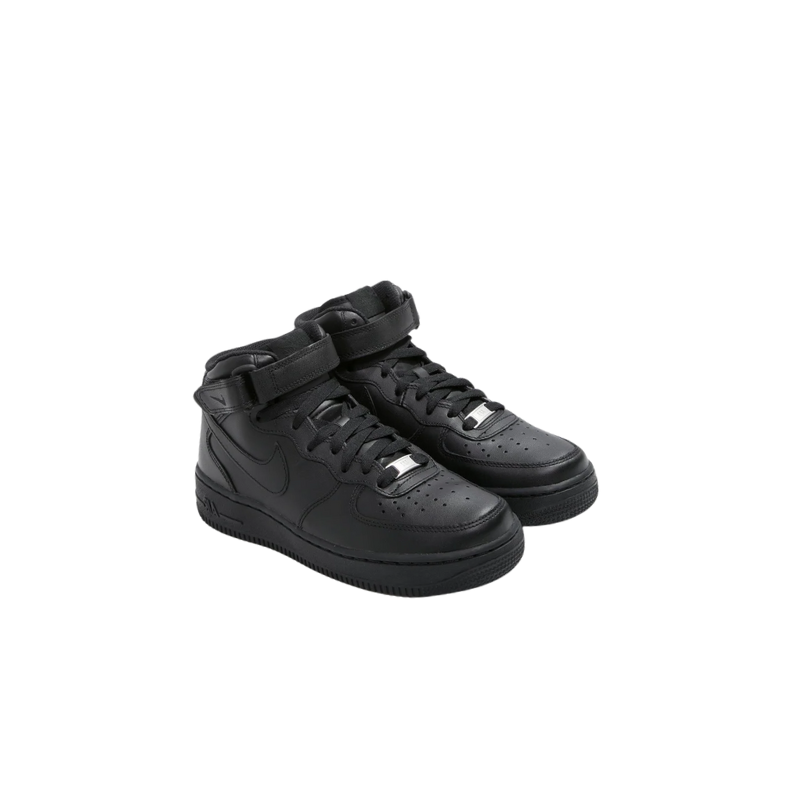Nike Air Force One Negras Altas | Vulkanoshop