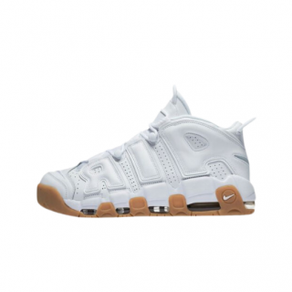 Nike Air More Uptempo Blancas y Marrones | Vulkanoshop