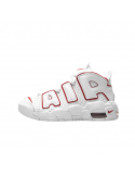 Nike Air More Uptempo Blancas y Rojas | Vulkanoshop