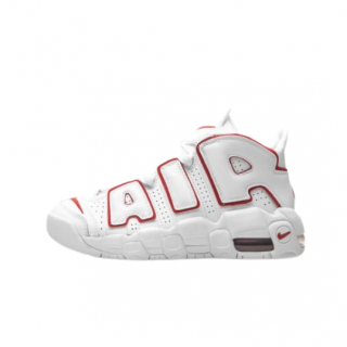 Nike Air More Uptempo Blancas y Rojas | Vulkanoshop