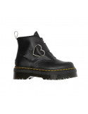 Dr. Martens Negras con Plataforma Corazón | Vulkanoshop
