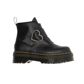 Dr. Martens Negras con Plataforma Corazón | Vulkanoshop