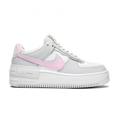 Nike Air Force 1 Shadow Grises y Rosas | Vulkanoshop