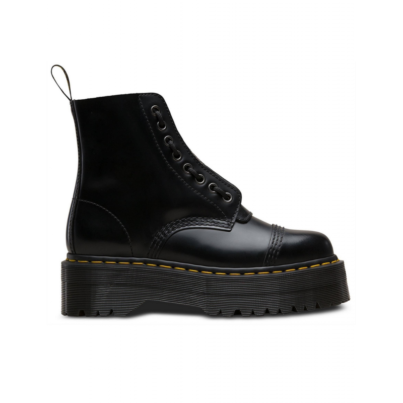 Dr. Martens Altas Cremallera Plataforma Negros