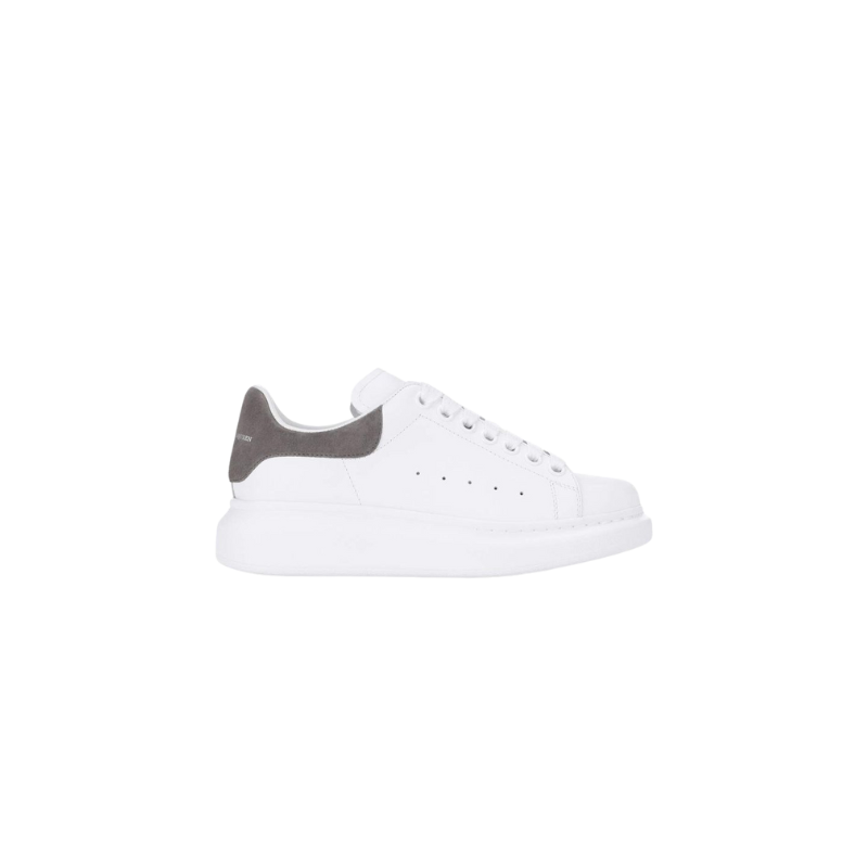 Alexander McQueen Talón Gris Terciopelo