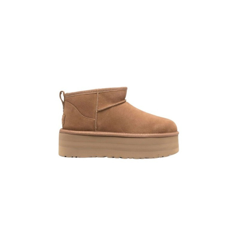 UGG Bota Con Plataforma Marrón