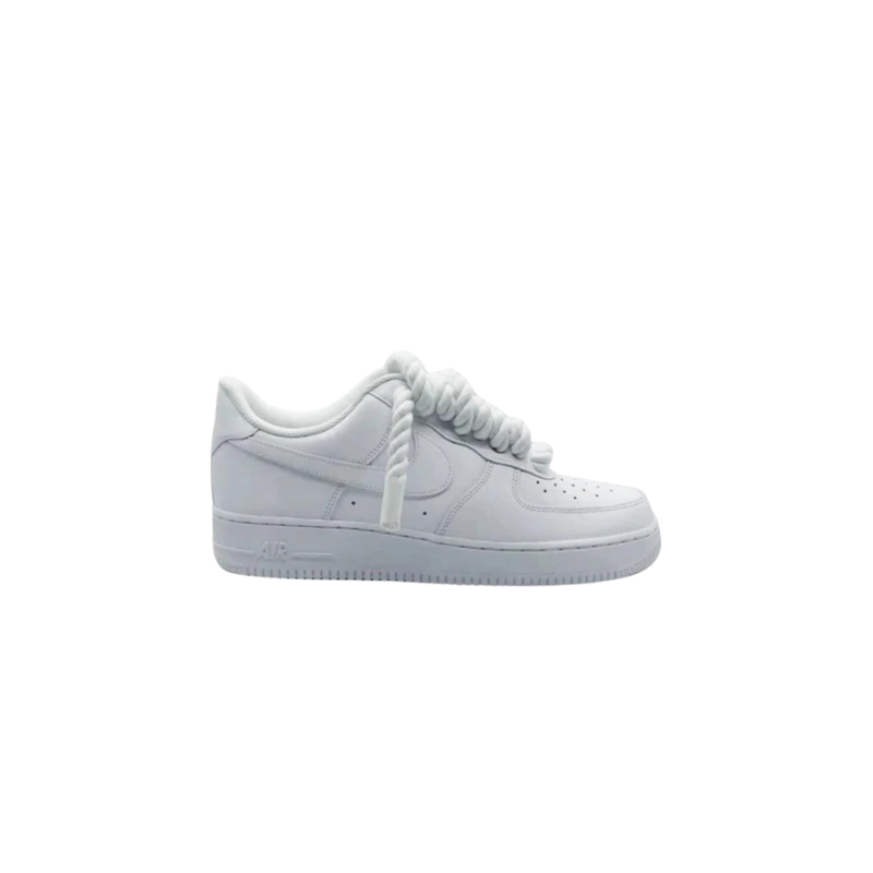 Nike AF1 Blancas Rope Laces White | Vulkanoshop
