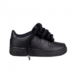 Nike AF1 Rope Laces Negras | Vulkanoshop