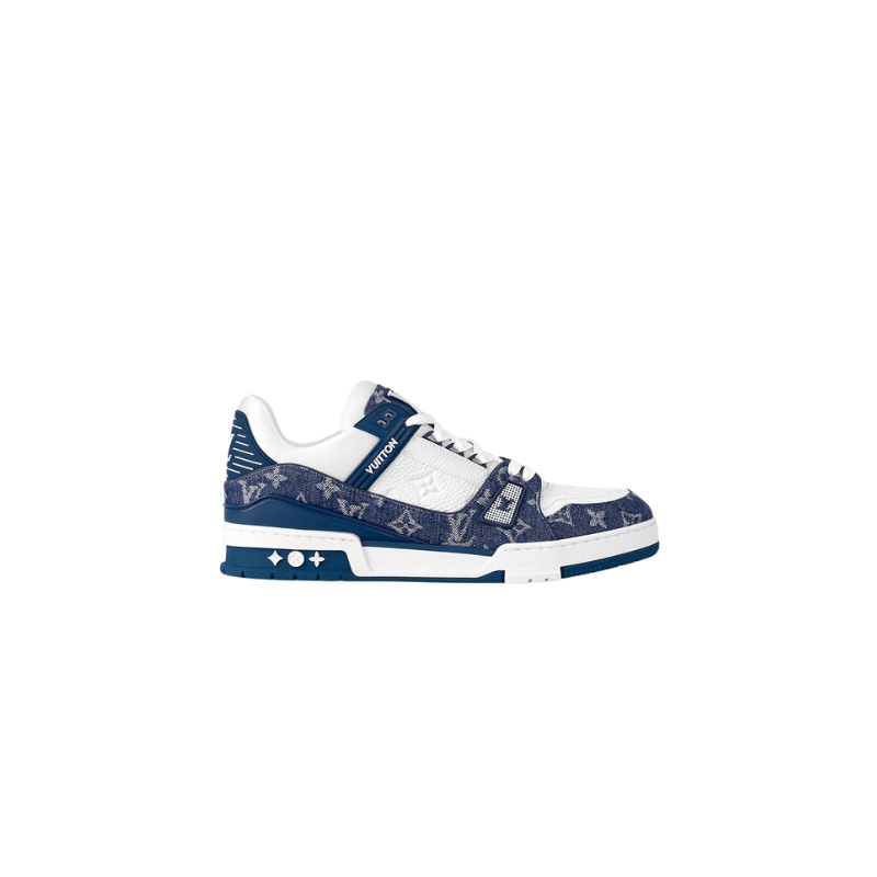 Louis Vuitton Trainer Monogram Denim Blue | Vulkano Shop