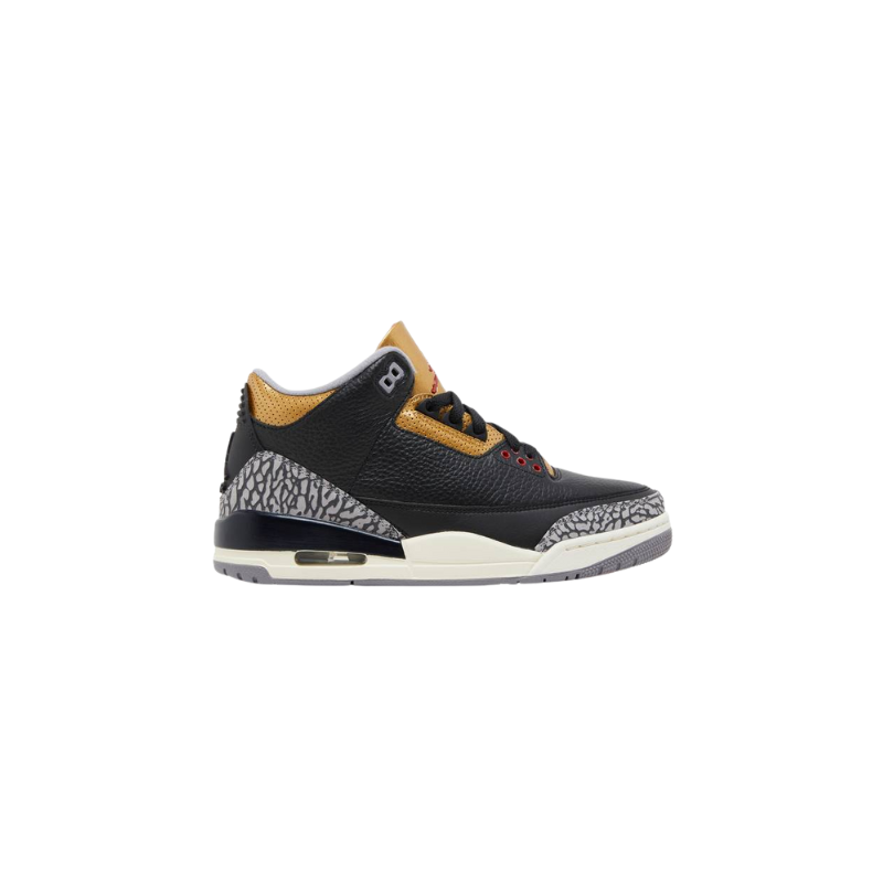 Jordan Retro 3 Black Gold