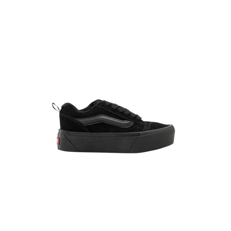 Vans KNU Negras Enteras Plataforma
